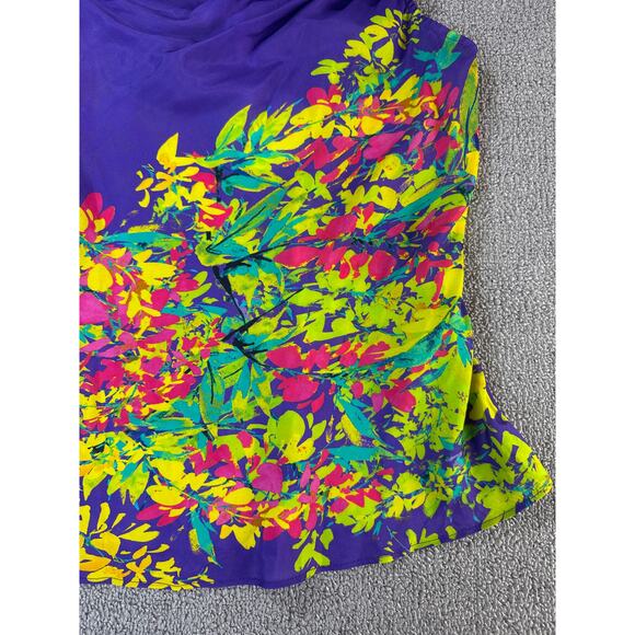NWT Tracy Reese Hope for Flowers Corsage Cami Top Bright Floral Multi Medium - Picture 7 of 11